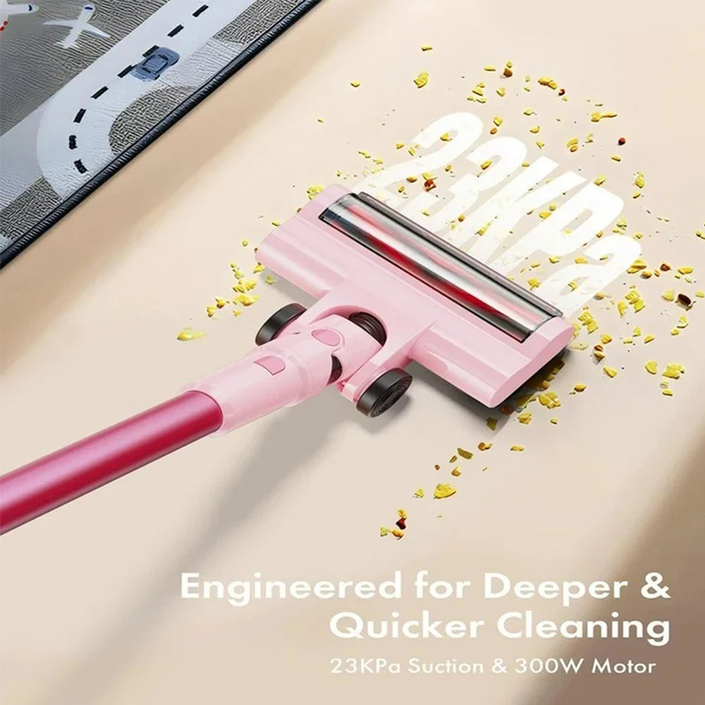 Homeika Cordless Stick Vacuum – 23KPa Suction + LED Display