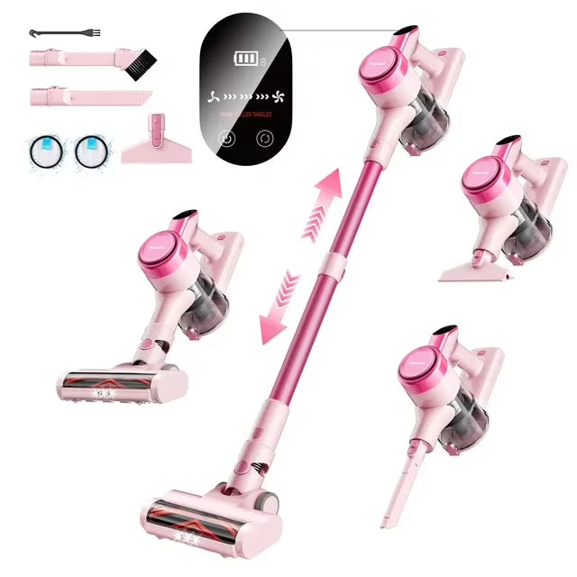 Homeika Cordless Stick Vacuum – 23KPa Suction + LED Display