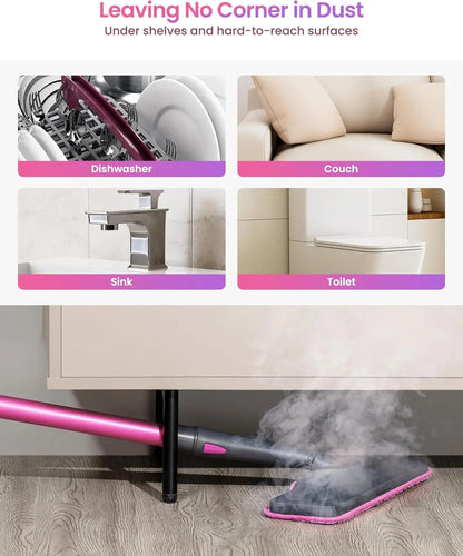 Schenley 7-in-1 Steam Mop & Handheld Steamer