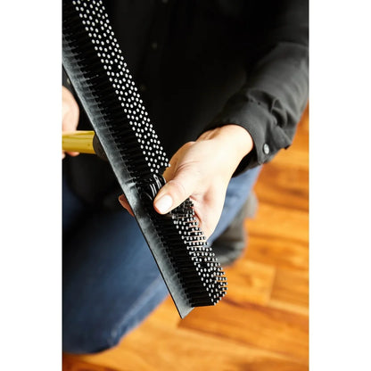 CozyClean Telescopic Rubber Broom + Squeegee