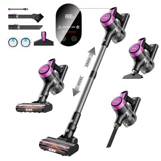 Homeika Cordless Stick Vacuum – 23KPa Suction + LED Display