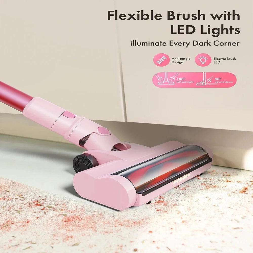 Homeika Cordless Stick Vacuum – 23KPa Suction + LED Display