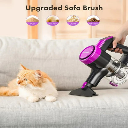 Homeika Cordless Stick Vacuum – 23KPa Suction + LED Display