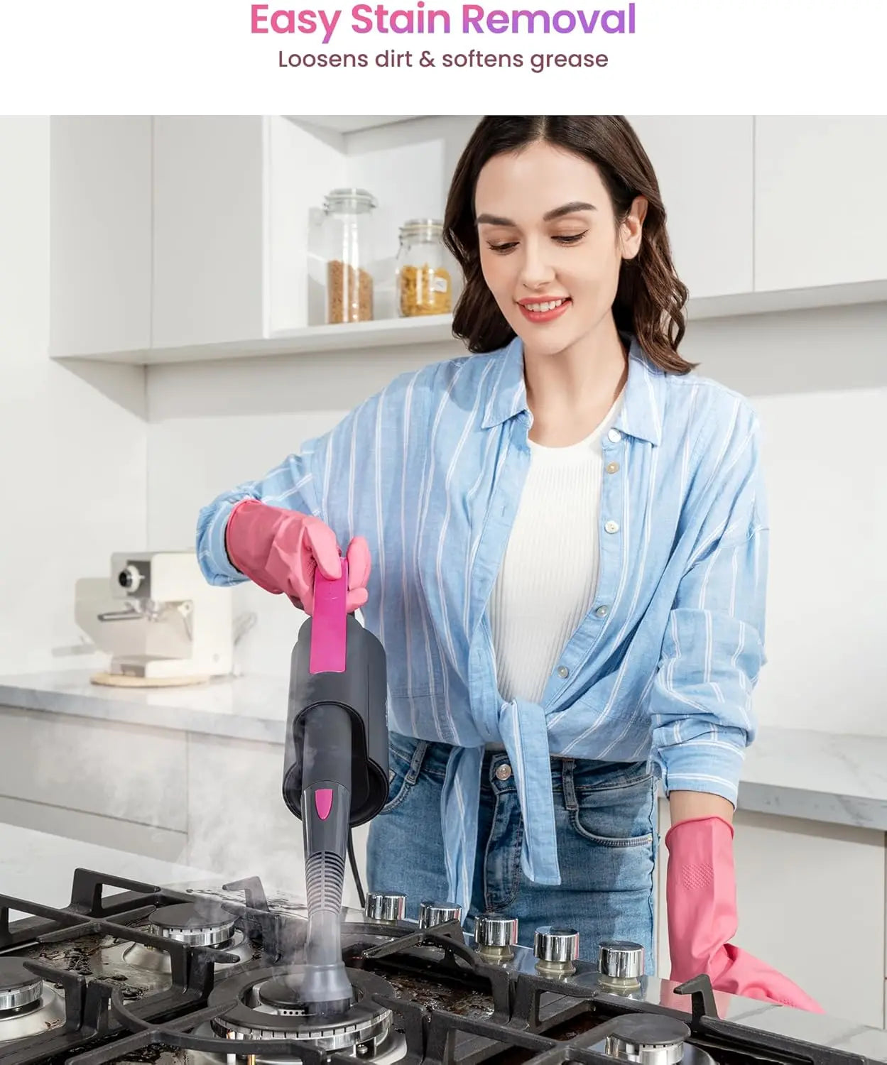 Schenley 7-in-1 Steam Mop & Handheld Steamer
