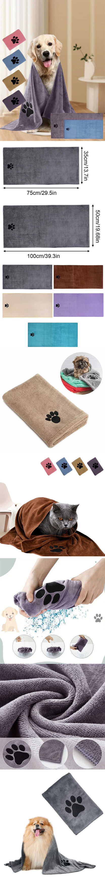 Microfiber Pet Towel